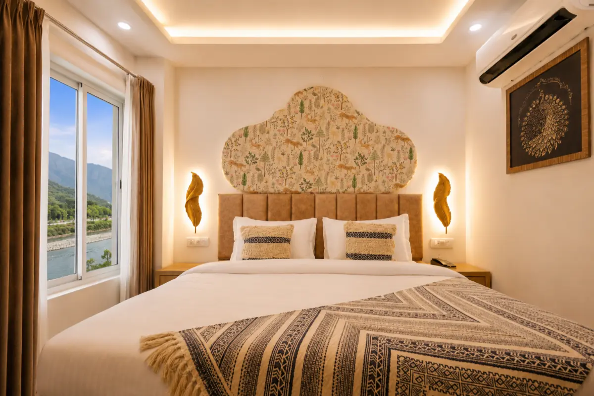 Premium Ganga View Rooms in Rishikesh at The Neeraj Ganga Paradise