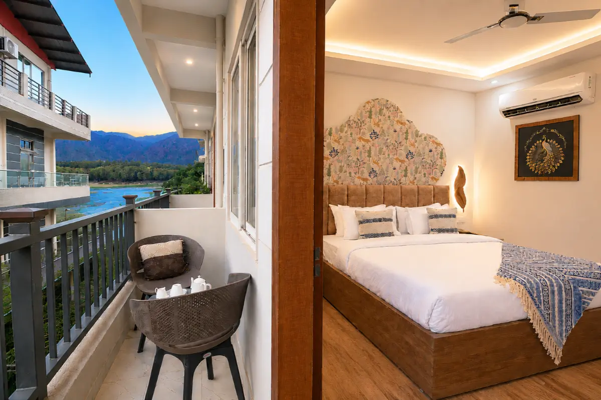 Premium Ganga View Rooms in Rishikesh at The Neeraj Ganga Paradise