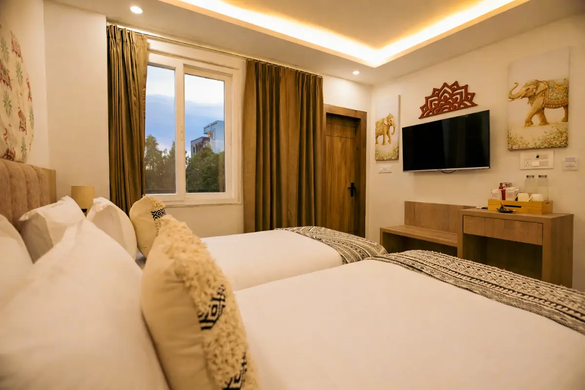 Luxury Rooms in Rishikesh at The Neeraj Ganga